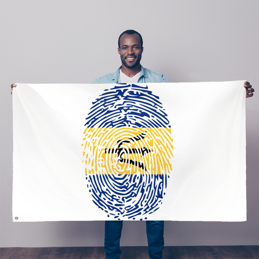 Barbados-Fingerprint Sublimation Flag