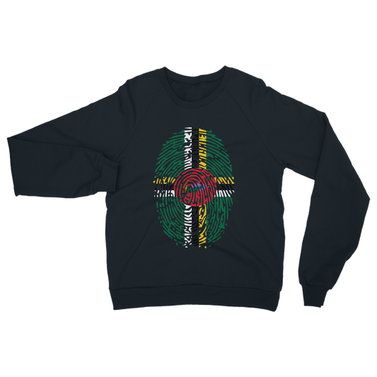 Dominica Fingerprint Classic Adult Sweatshirt