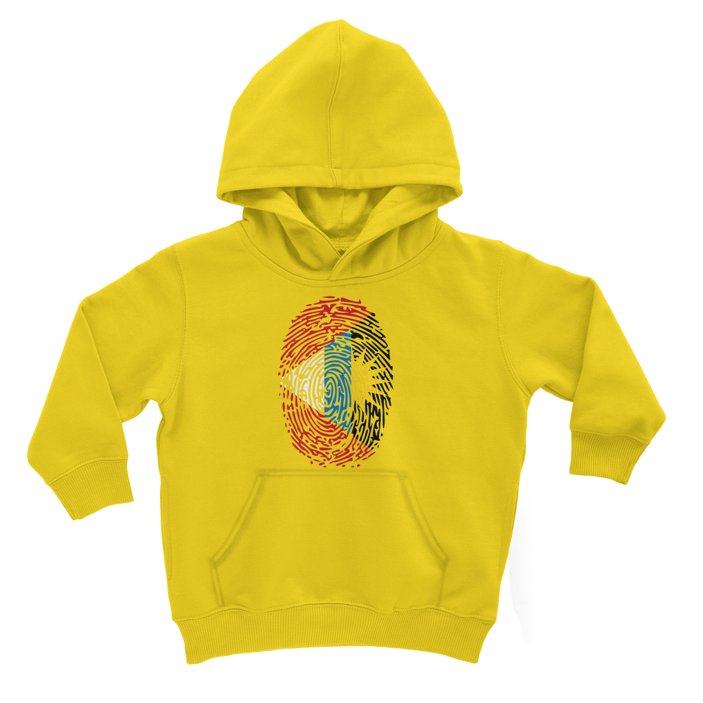 Antigua and Barbuda-Fingerprint Classic Kids Hoodie