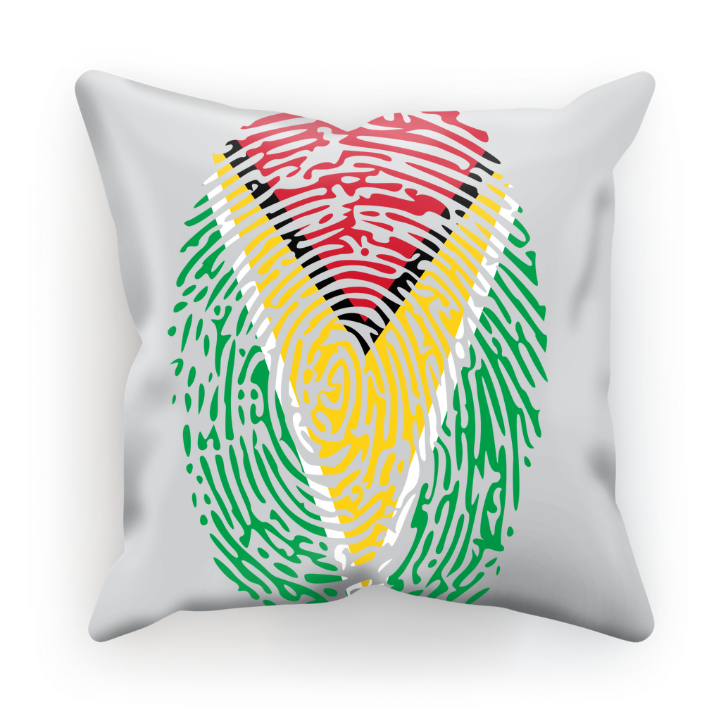 Guyana-Fingerprint Sublimation Cushion Cover