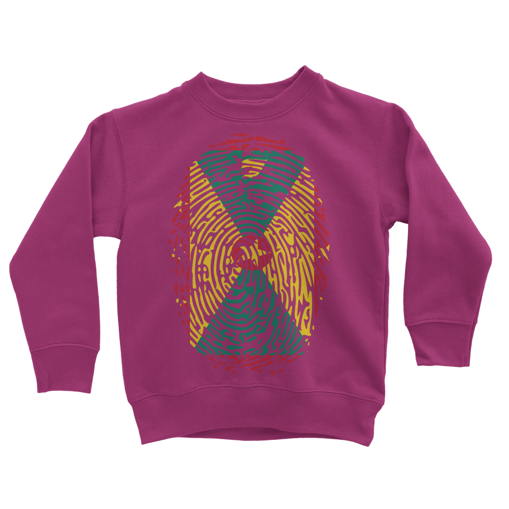 Grenada Fingerprint Classic Kids Sweatshirt