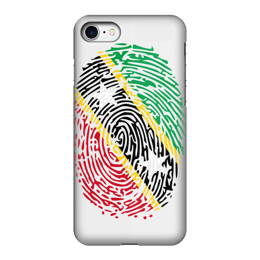 Saint Kitts and Nevis Fingerprint Fully Printed Tough Phone Case