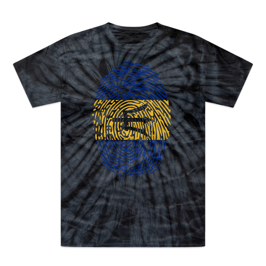 Barbados-Fingerprint Tonal Spider Tie-Dye T-Shirt