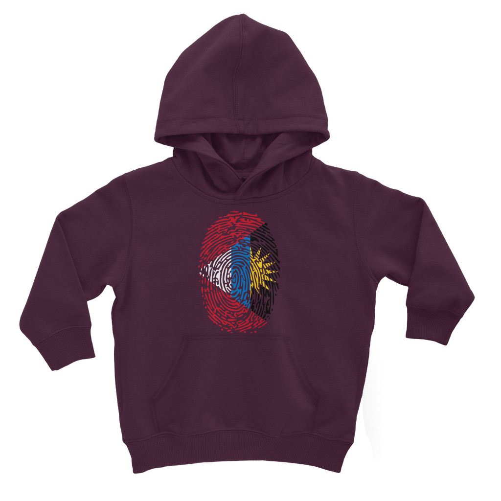 Antigua and Barbuda-Fingerprint Classic Kids Hoodie