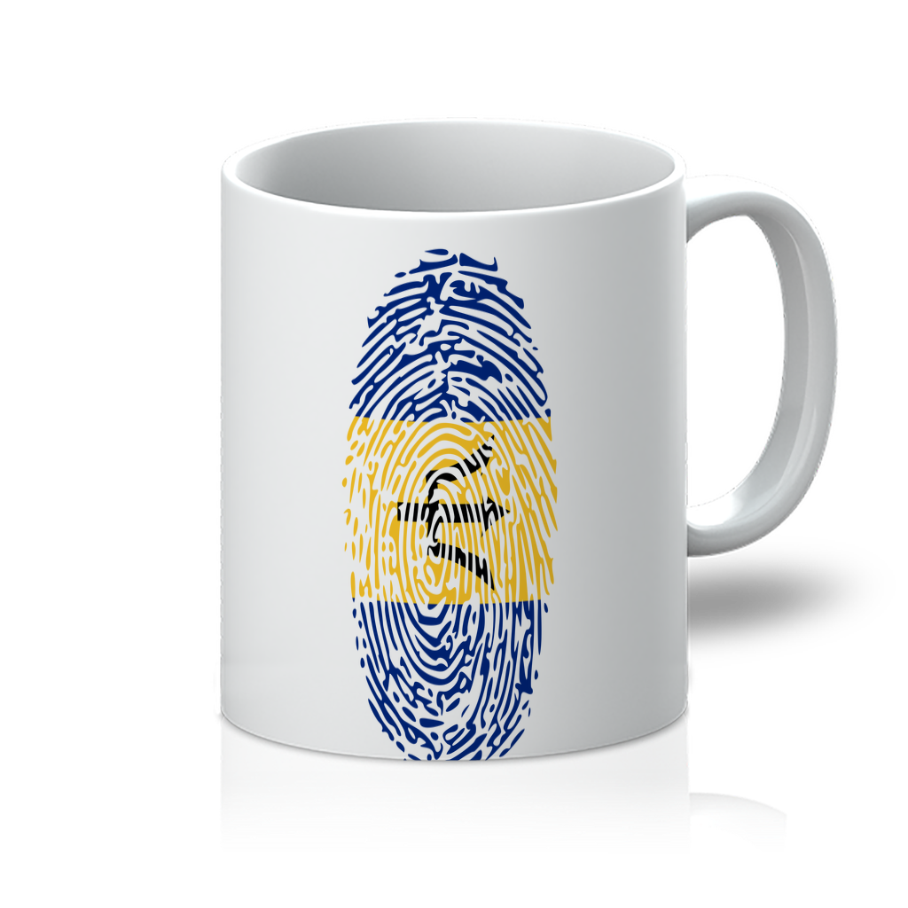 Barbados-Fingerprint 11oz Mug