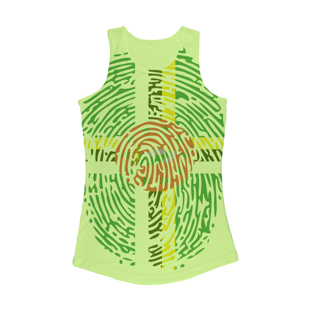 Dominica Fingerprint Women Performance Tank Top