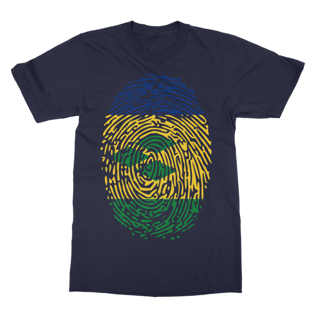 St Vincent and the Grenadines-Fingerprint T-Shirt Dress
