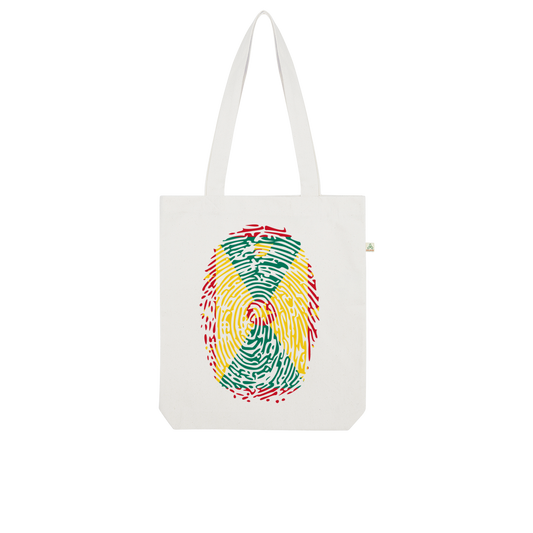 Grenada Fingerprint Organic Tote Bag