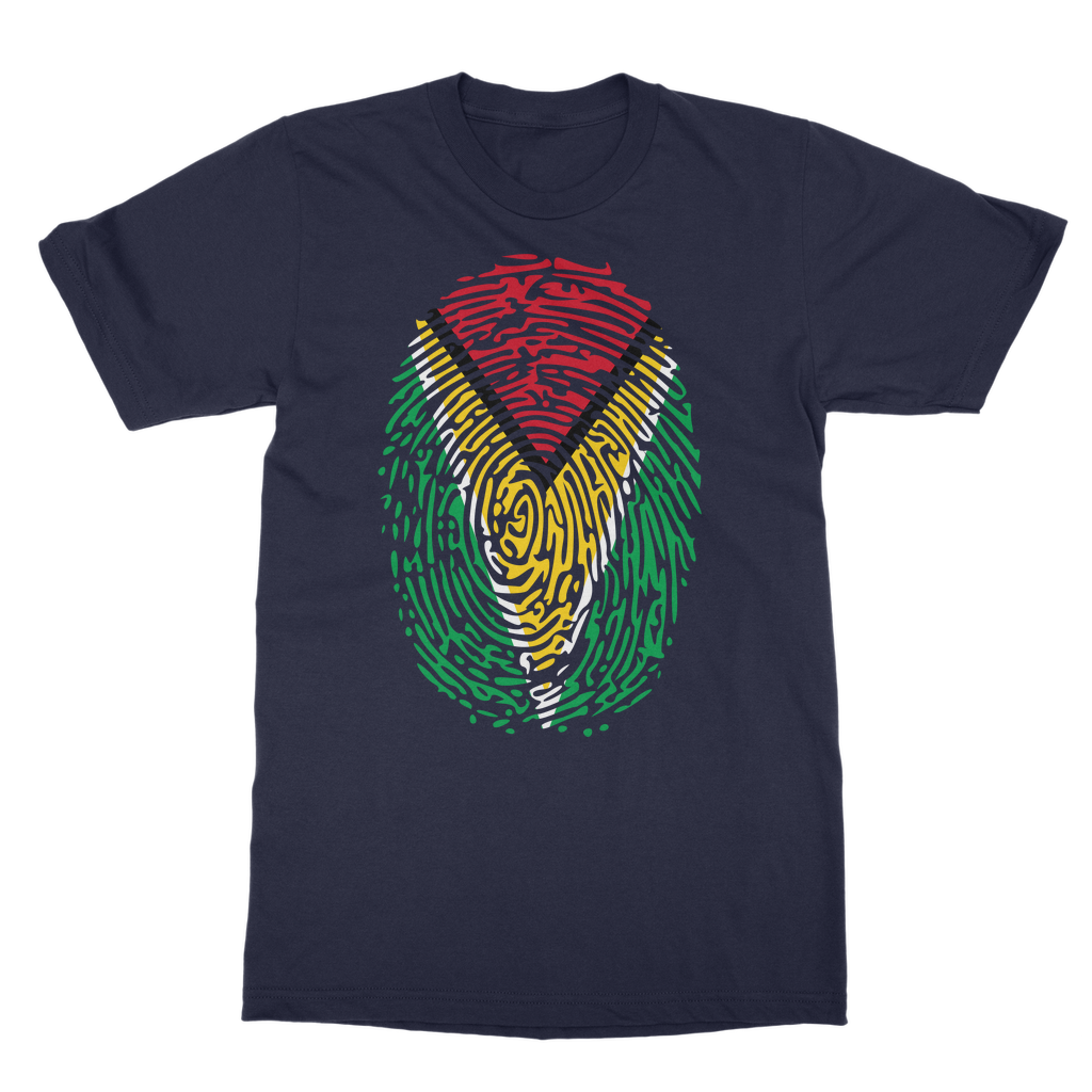 Guyana-Fingerprint Classic Heavy Cotton Adult T-Shirt