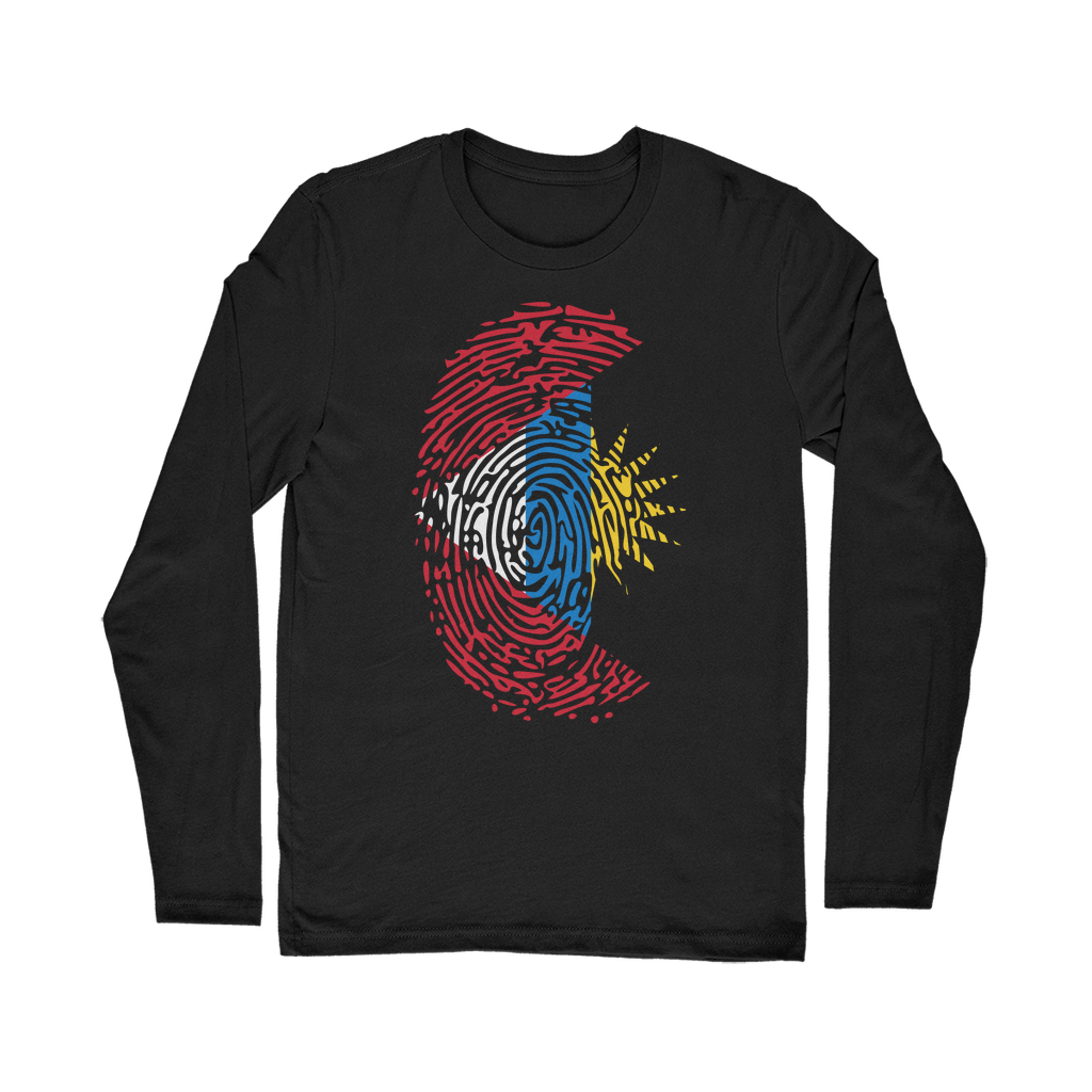 Antigua and Barbuda-Fingerprint Classic Long Sleeve T-Shirt