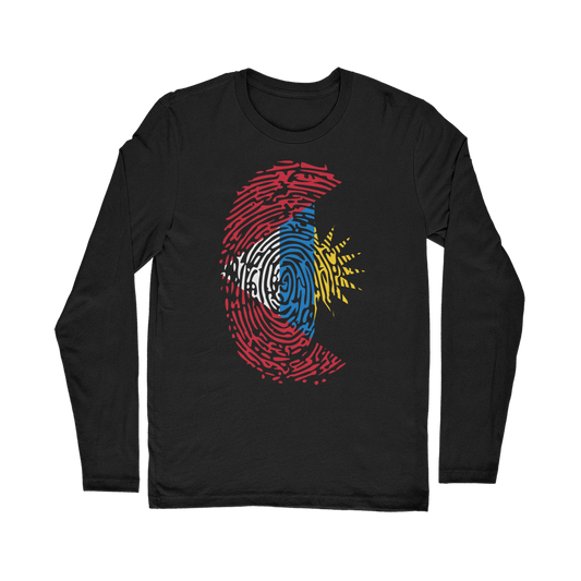 Antigua and Barbuda-Fingerprint Classic Long Sleeve T-Shirt