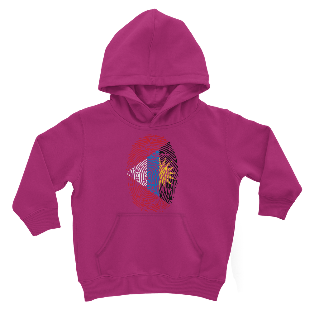 Antigua and Barbuda-Fingerprint Classic Kids Hoodie