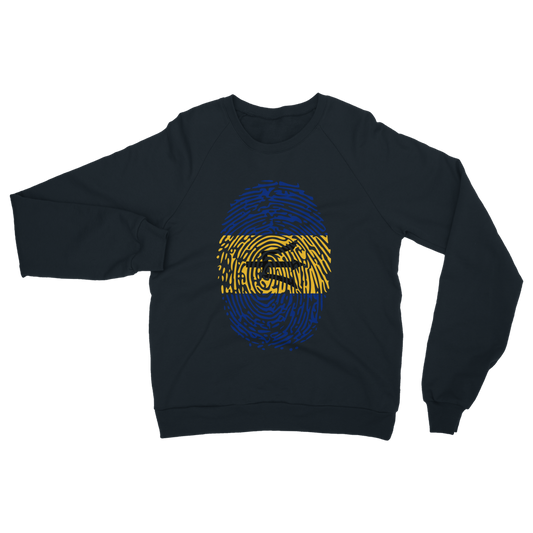 Barbados-Fingerprint Classic Adult Sweatshirt