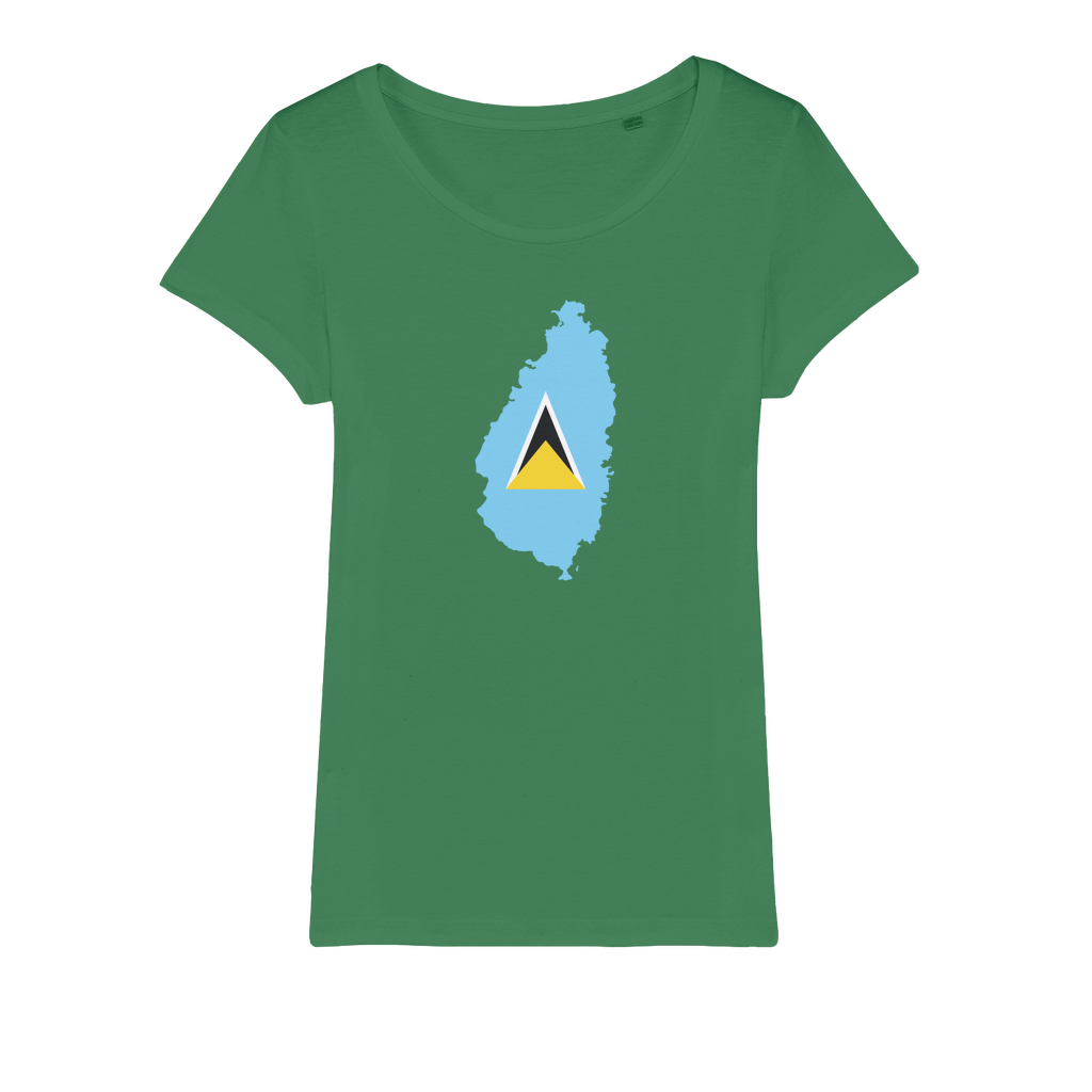 ST. LUCIA Organic Jersey Womens T-Shirt