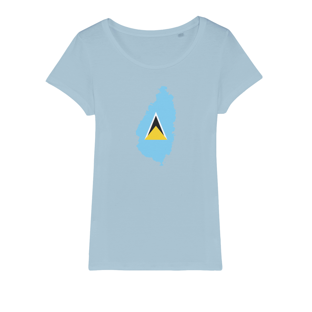 ST. LUCIA Organic Jersey Womens T-Shirt