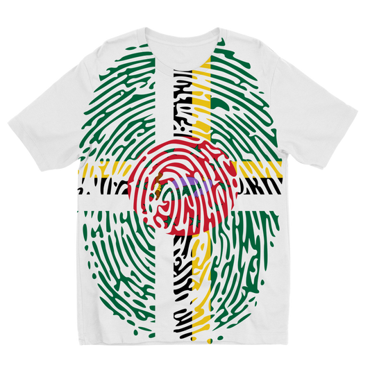 Dominica Fingerprint Sublimation Kids T-Shirt