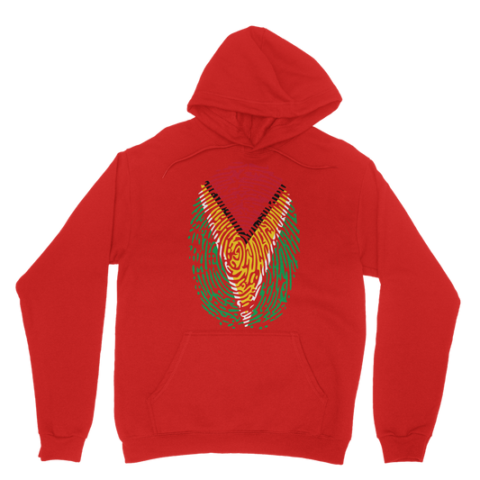 Guyana-Fingerprint Classic Adult Hoodie