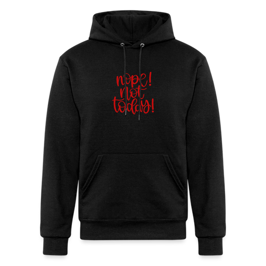 Nope Not Today! Champion Unisex Powerblend Hoodie - black