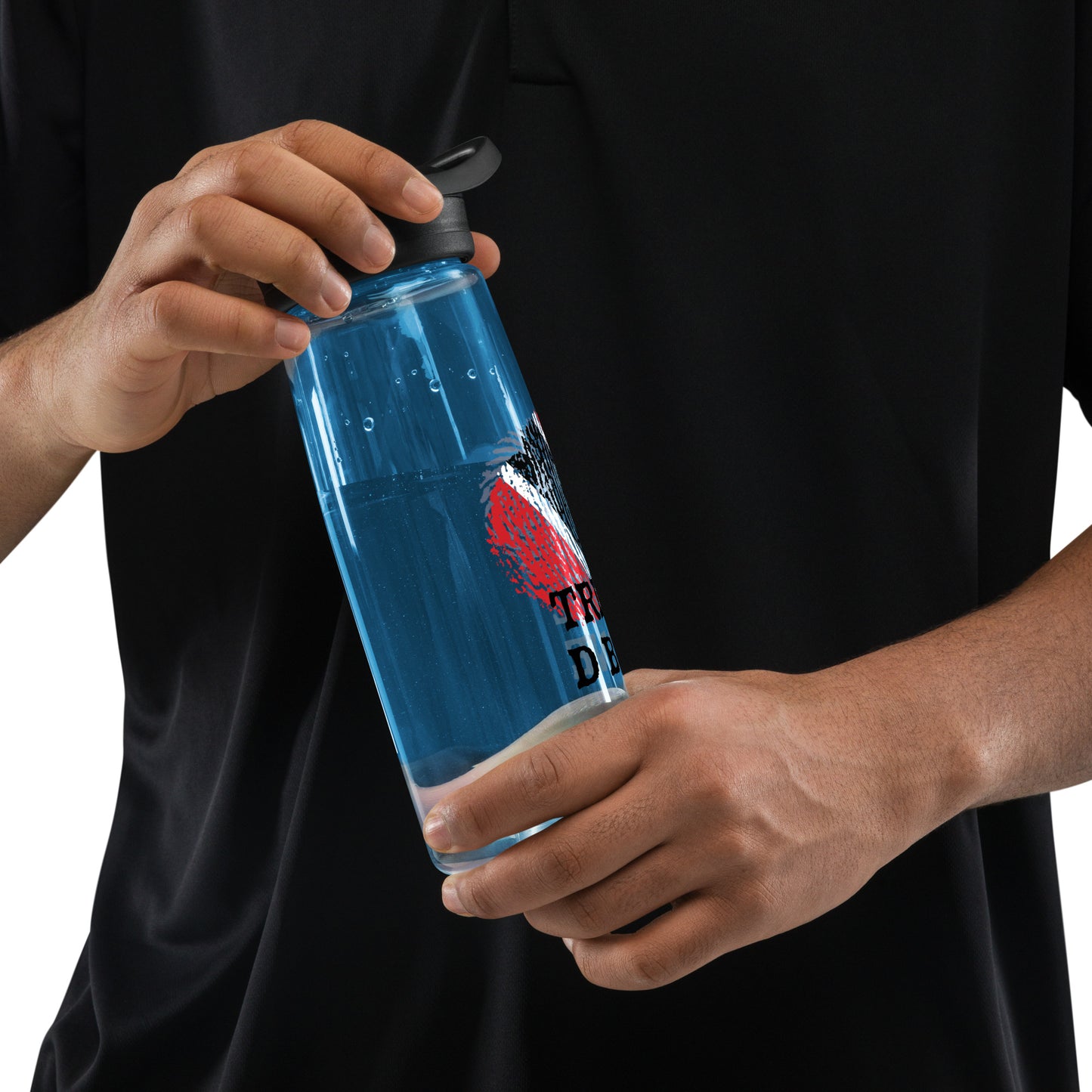 Trini Fingerprint Sports water bottle