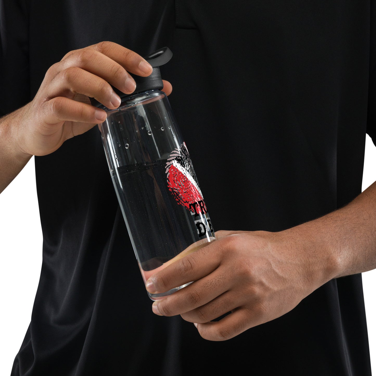 Trini Fingerprint Sports water bottle