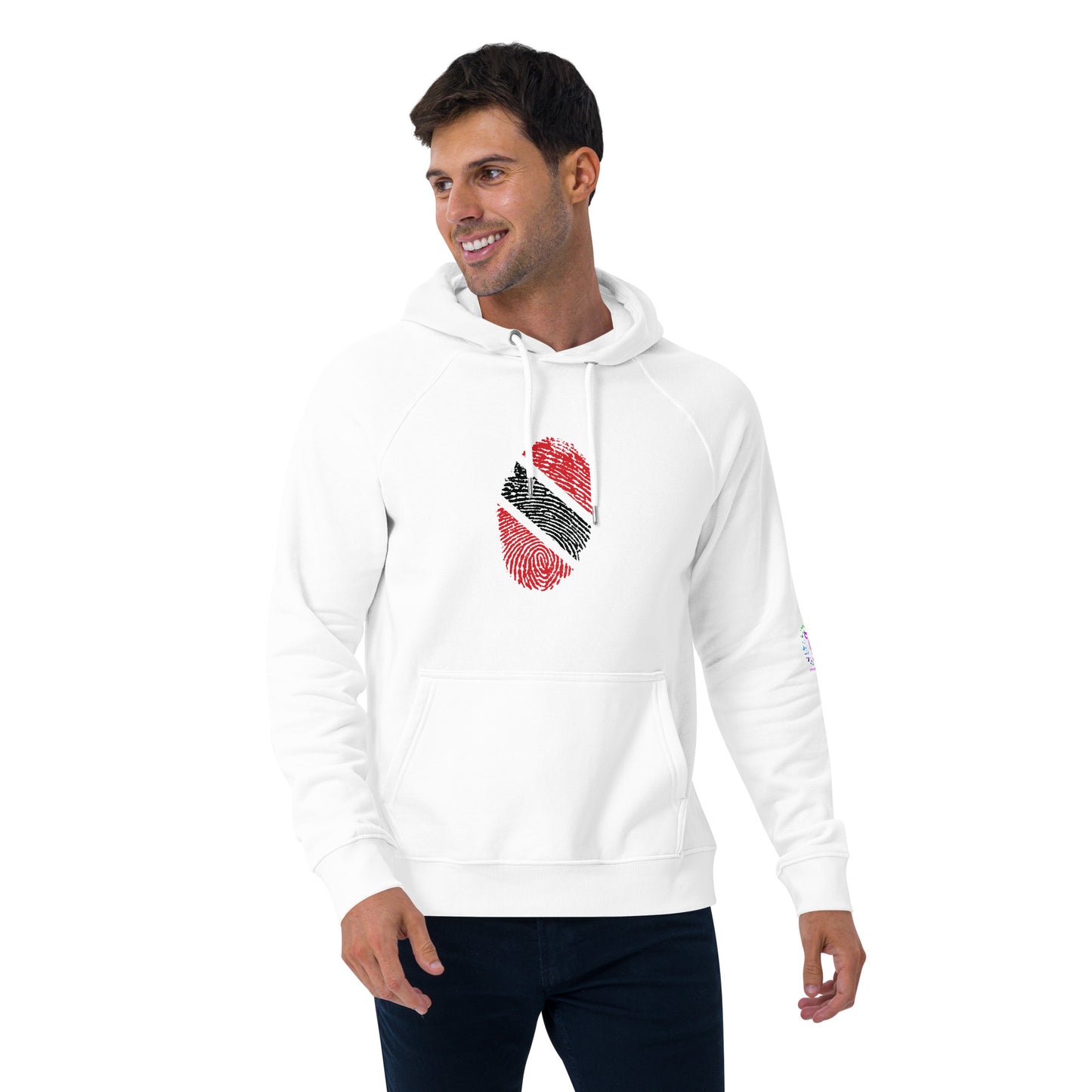 DNA Unisex eco raglan hoodie