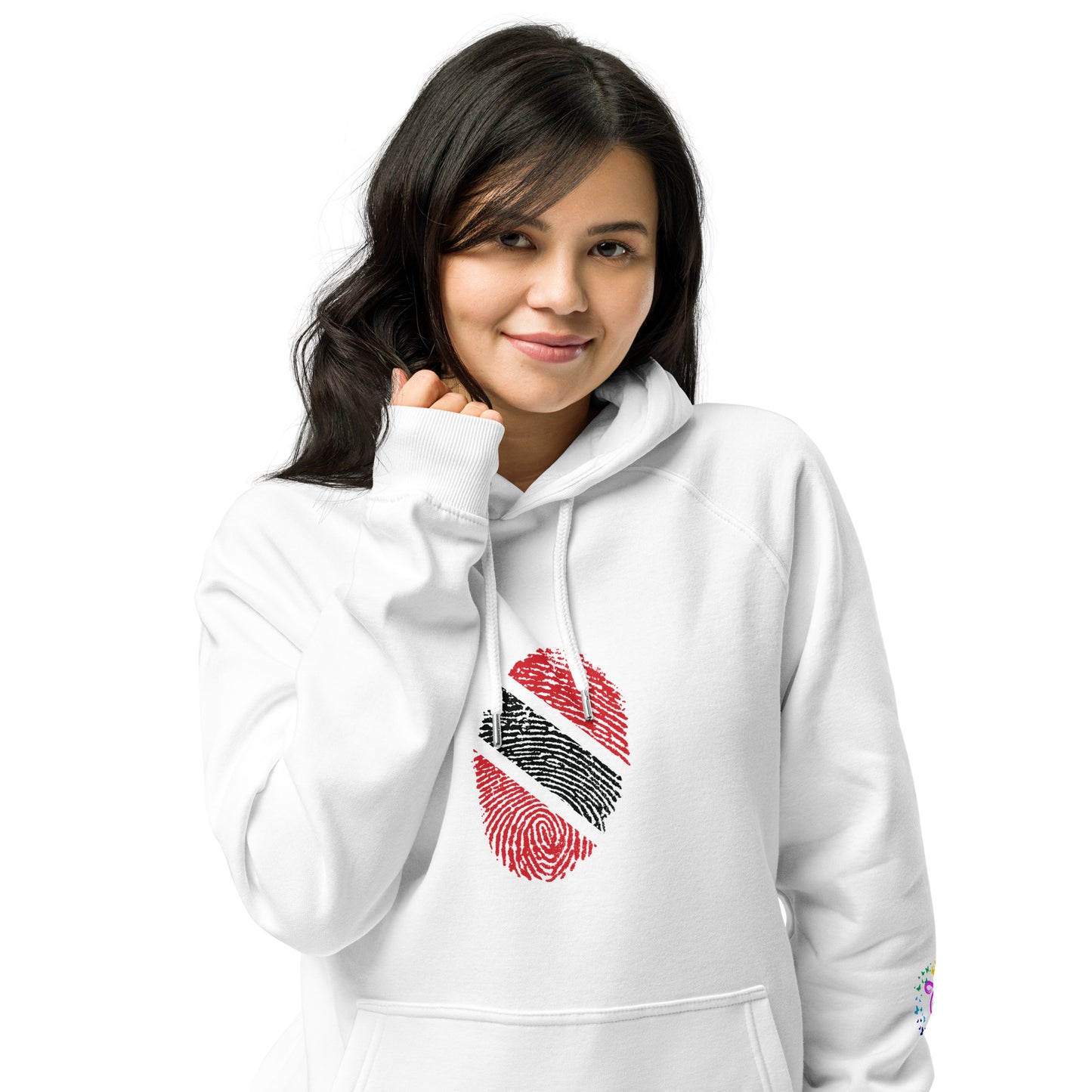 DNA Unisex eco raglan hoodie