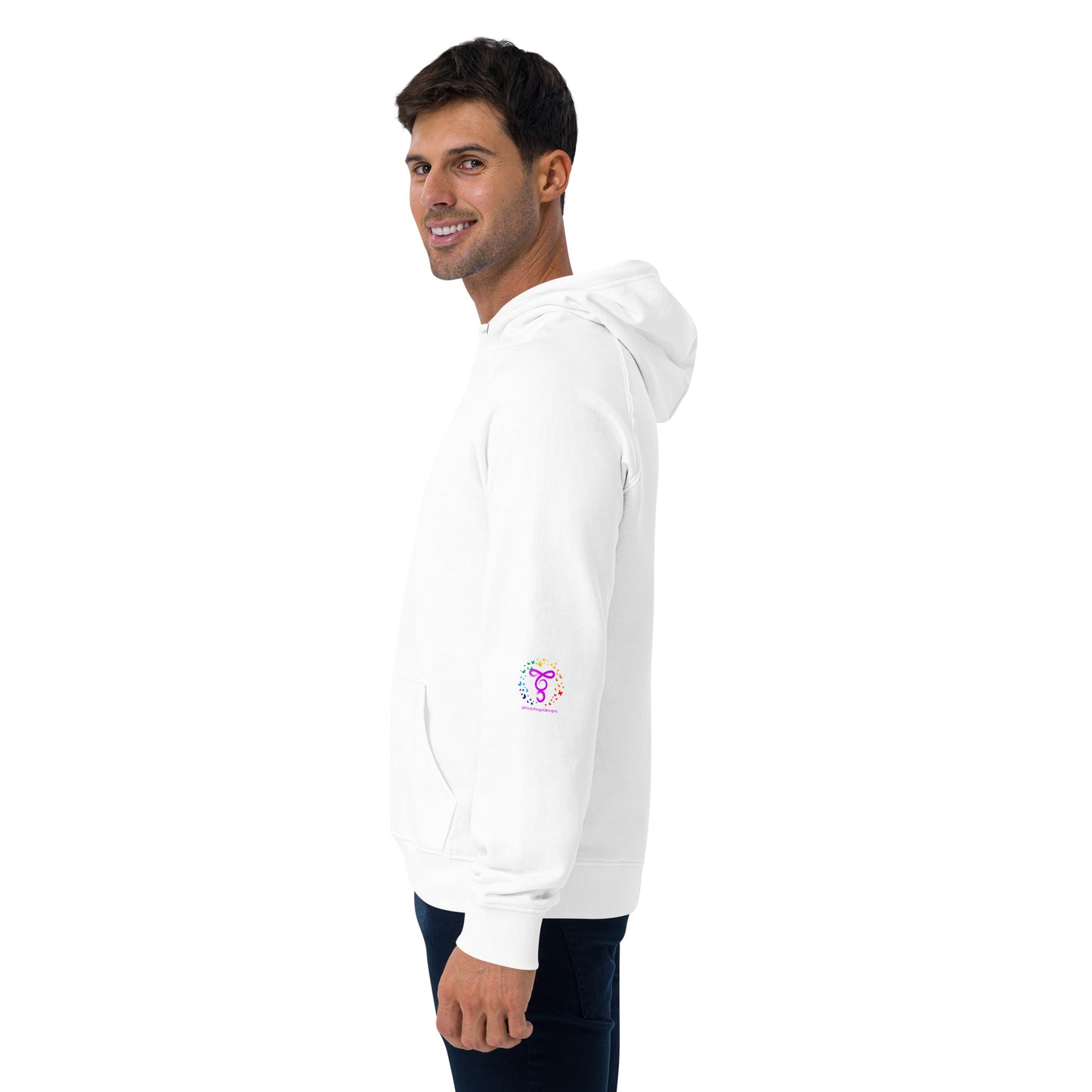 DNA Unisex eco raglan hoodie