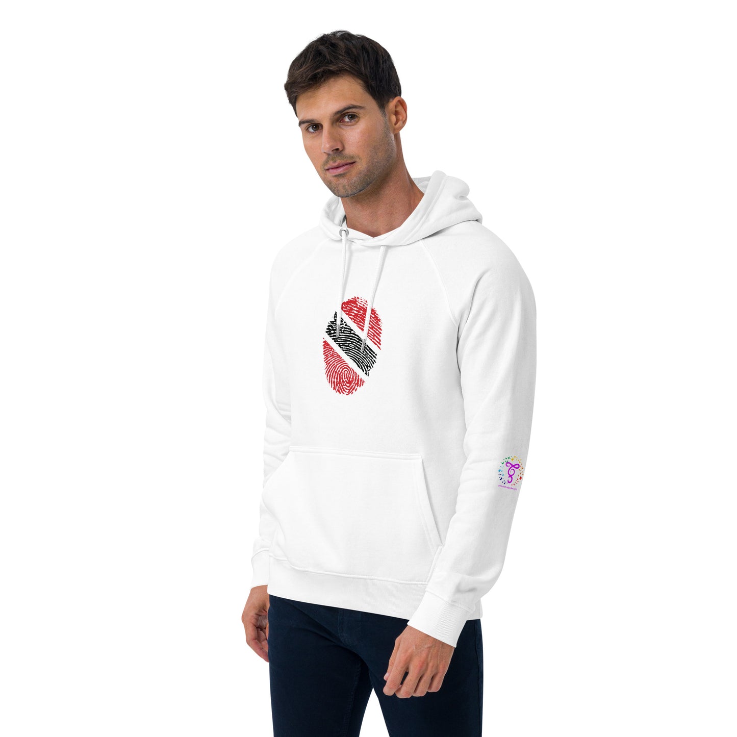 DNA Unisex eco raglan hoodie