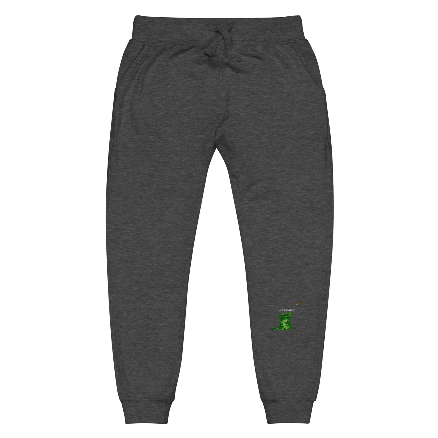 Trini Map Coordinates Unisex fleece sweatpants