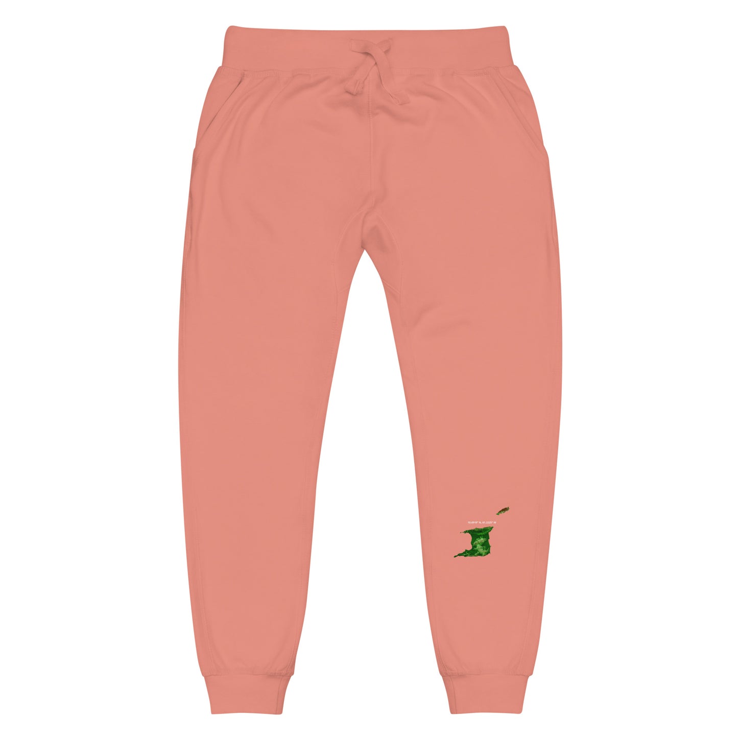 Trini Map Coordinates Unisex fleece sweatpants