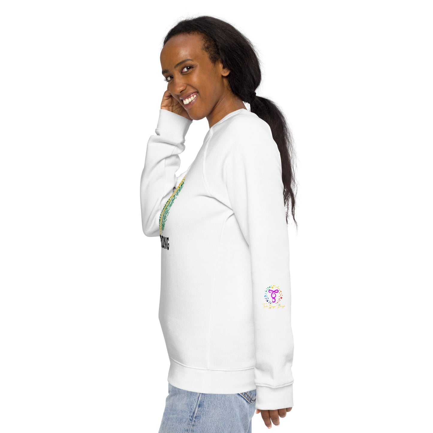 St. Vincent & The Grenadines Unisex organic raglan sweatshirt