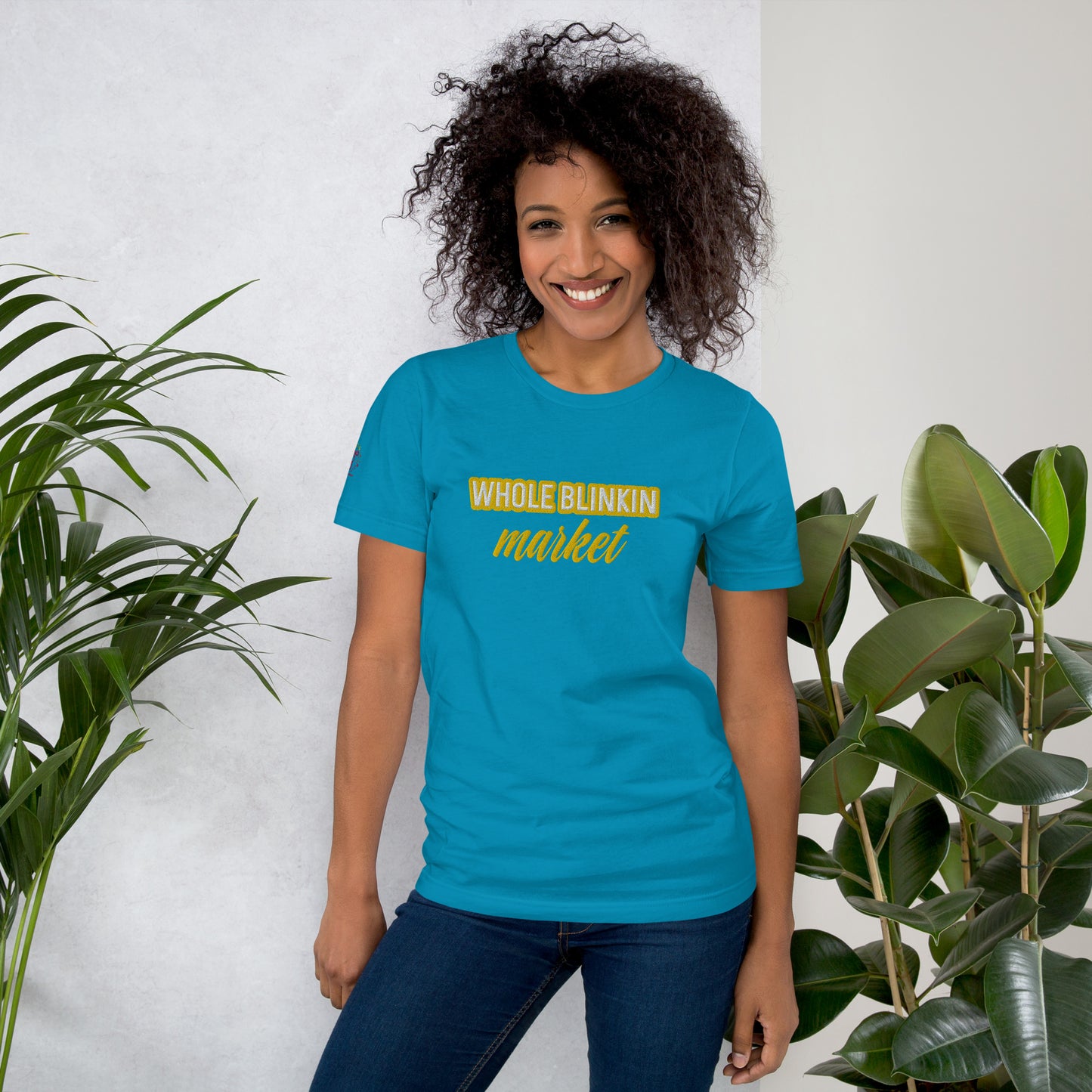 Whole Blinkin Market Unisex t-shirt