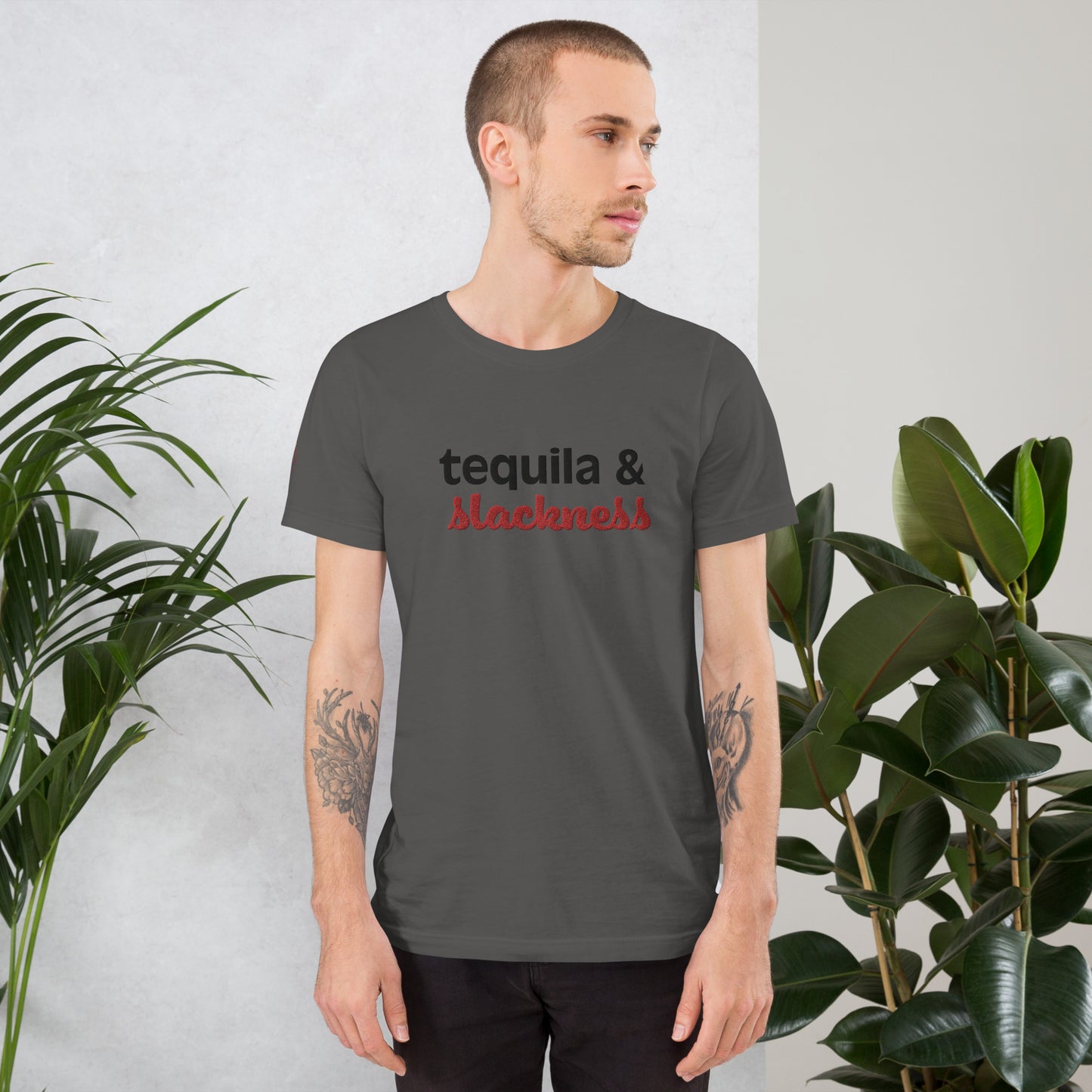 tequila & slackness Unisex t-shirt