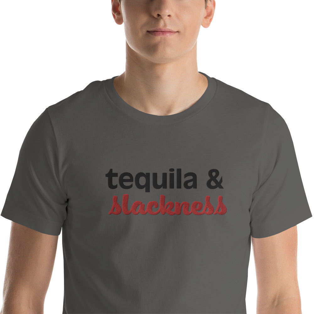 tequila & slackness Unisex t-shirt