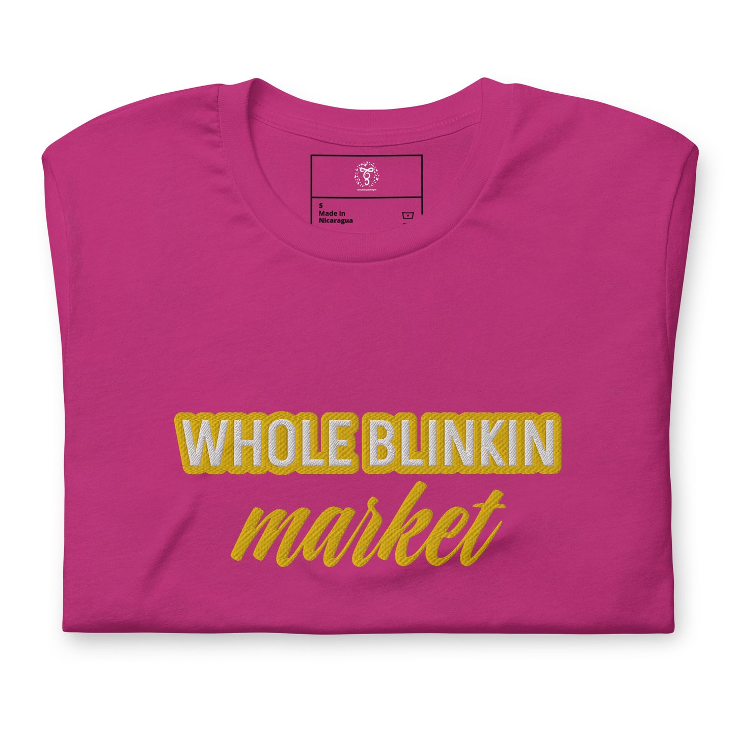 Whole Blinkin Market Unisex t-shirt