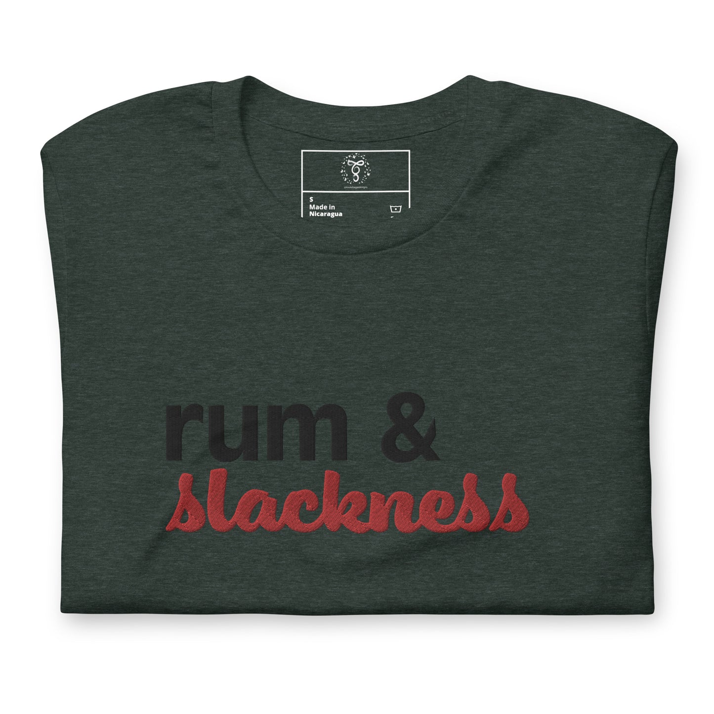 rum & slackness Unisex t-shirt