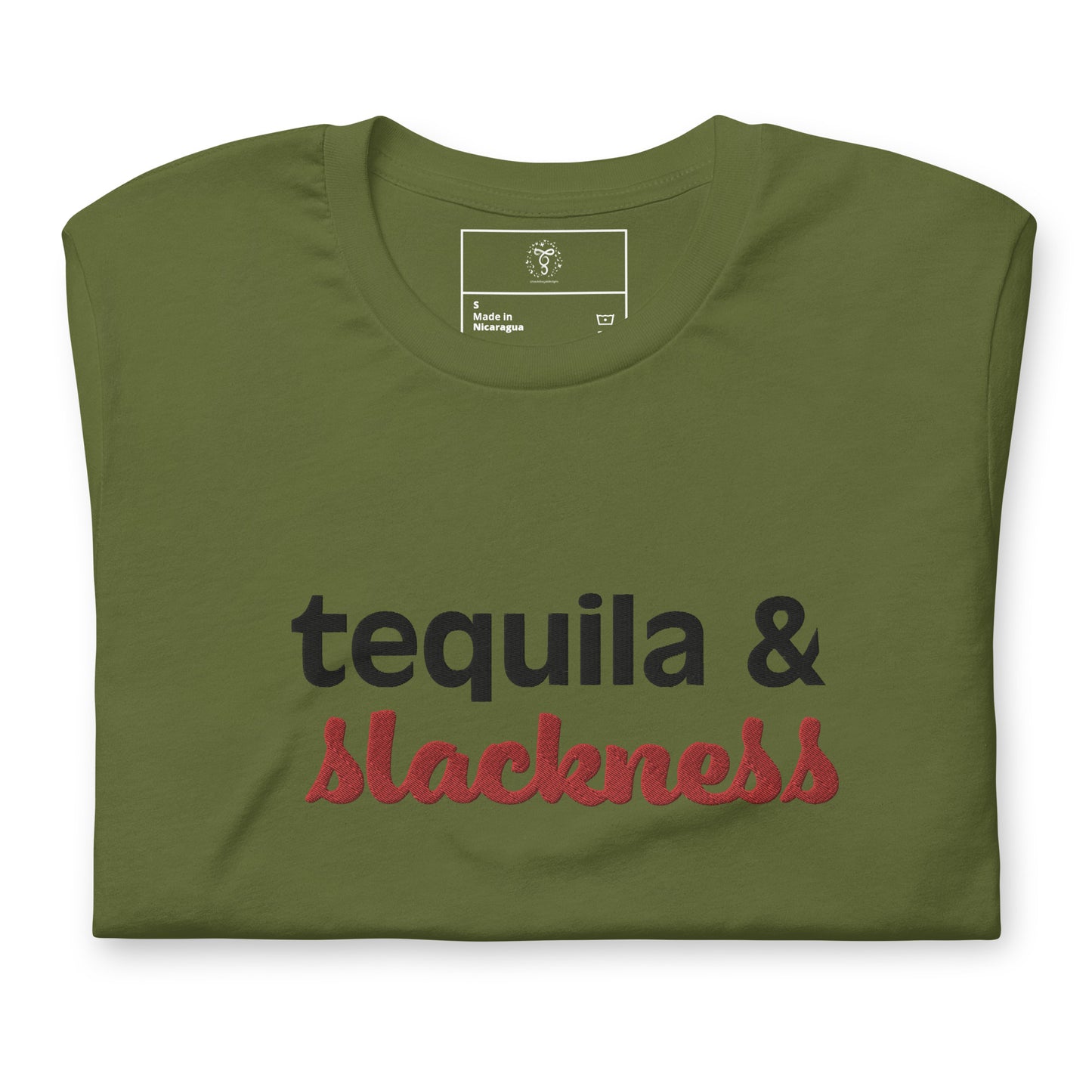 tequila & slackness Unisex t-shirt