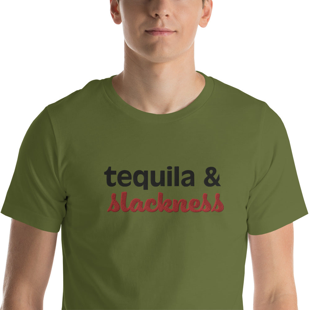 tequila & slackness Unisex t-shirt