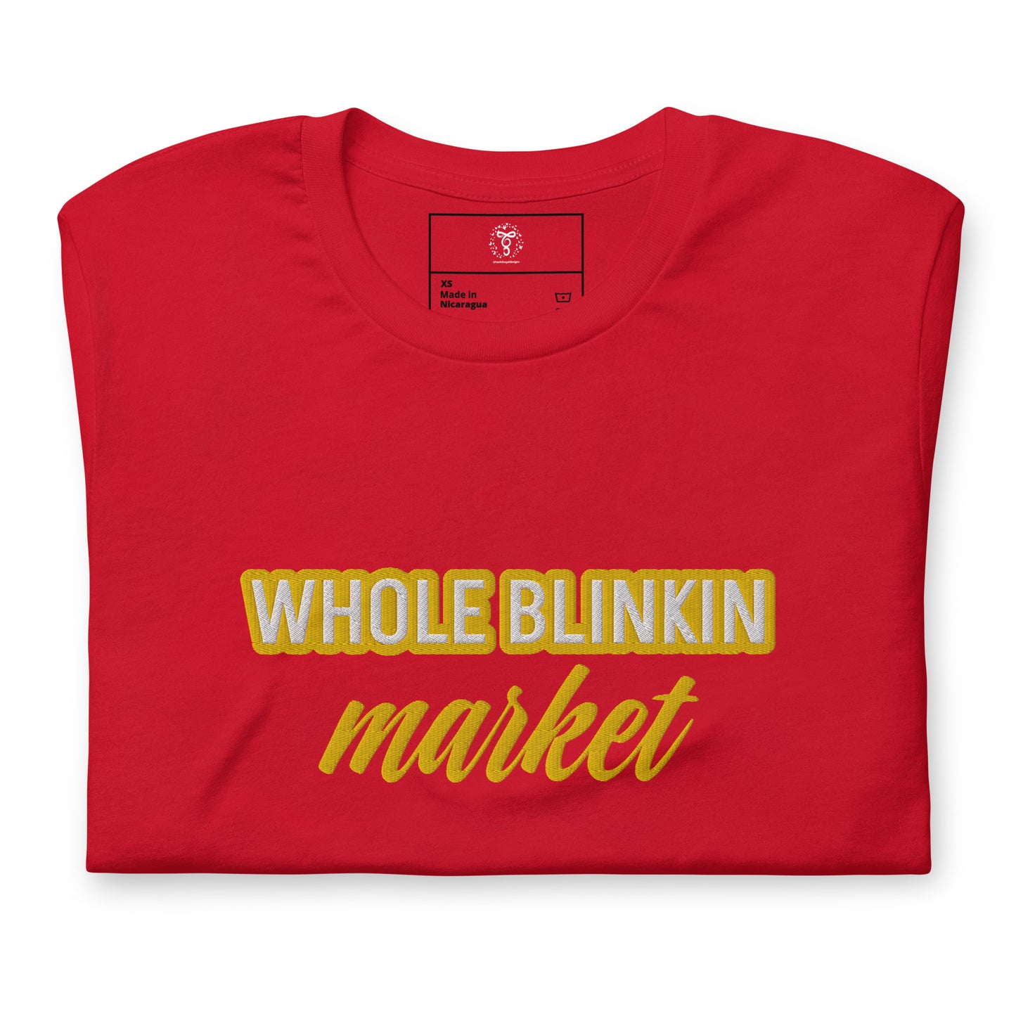 Whole Blinkin Market Unisex t-shirt