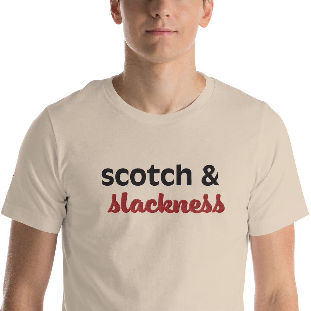 scotch & slackness Unisex t-shirt