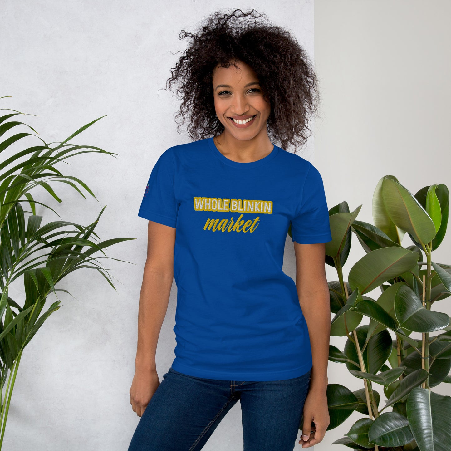 Whole Blinkin Market Unisex t-shirt