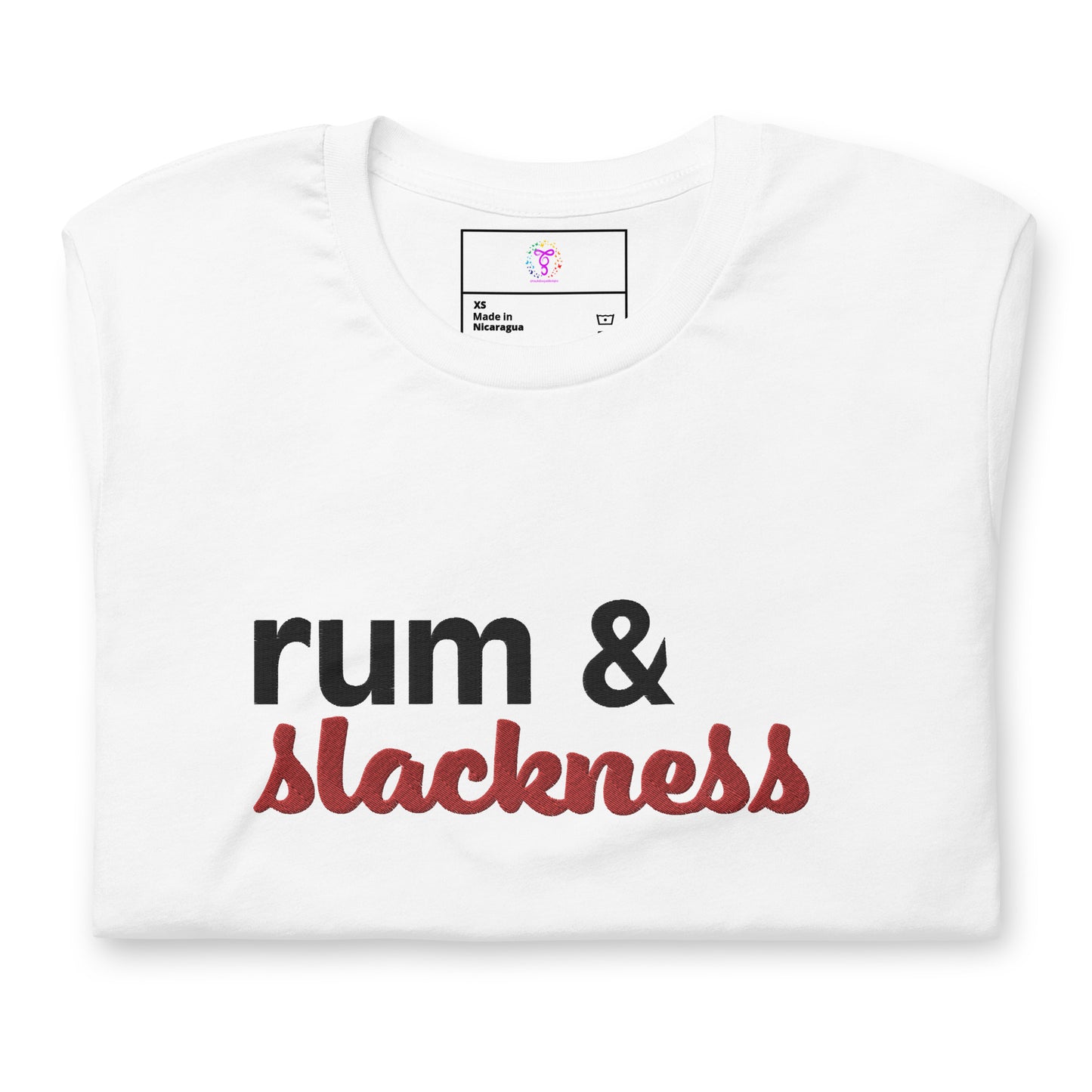 rum & slackness Unisex t-shirt