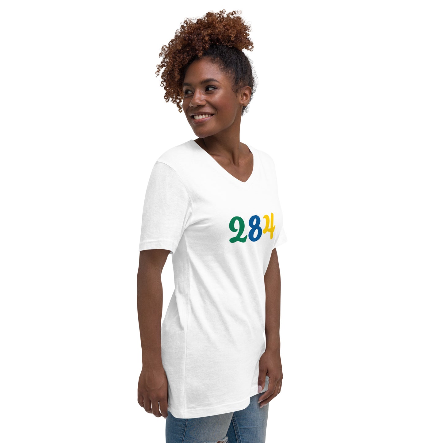 284 USVI Short Sleeve V-Neck T-Shirt