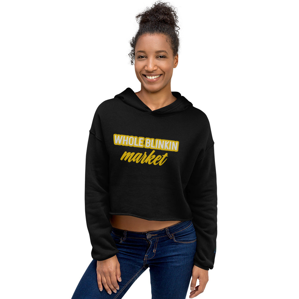 Whole Blinkin Market Crop Hoodie