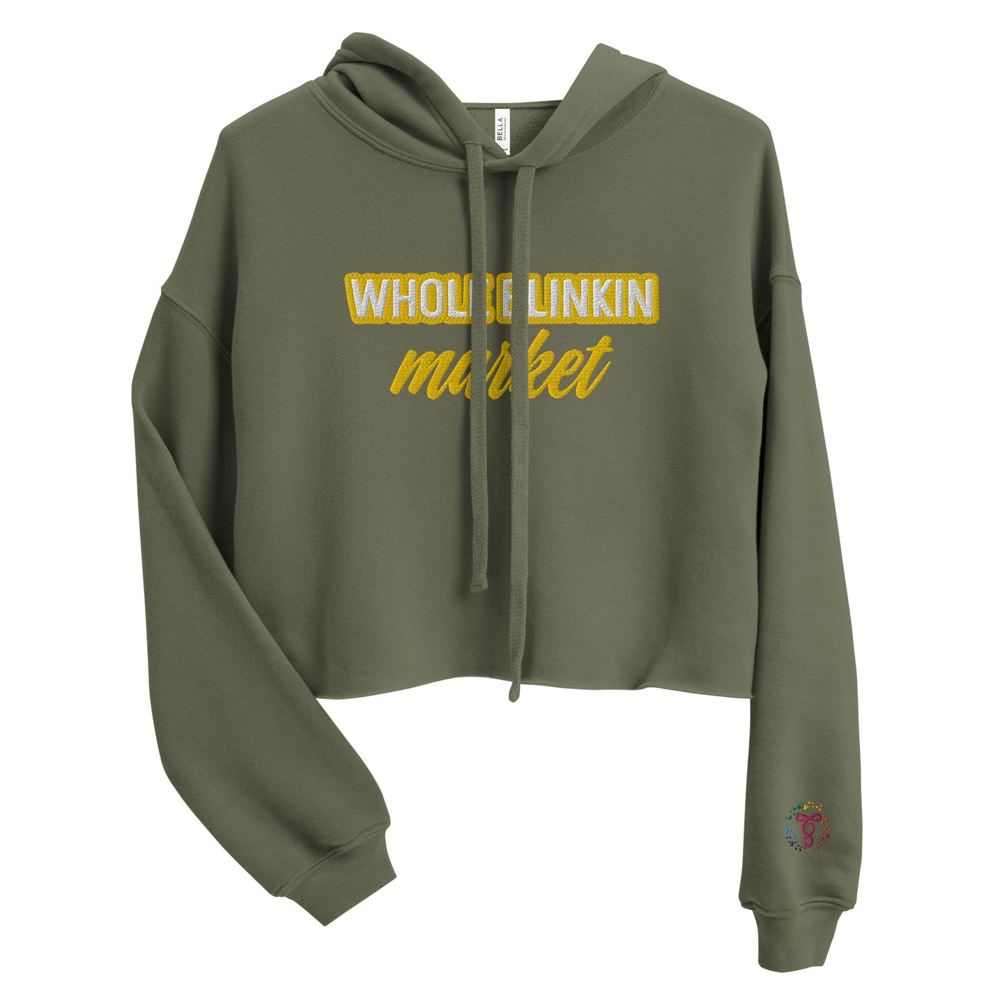 Whole Blinkin Market Crop Hoodie