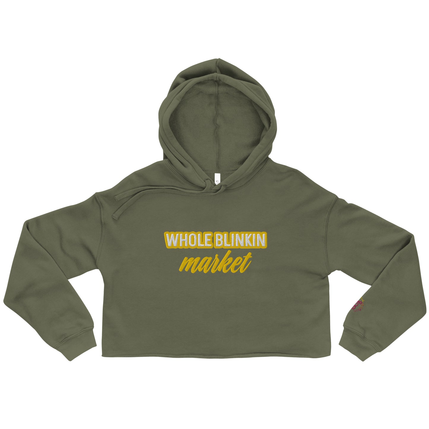 Whole Blinkin Market Crop Hoodie