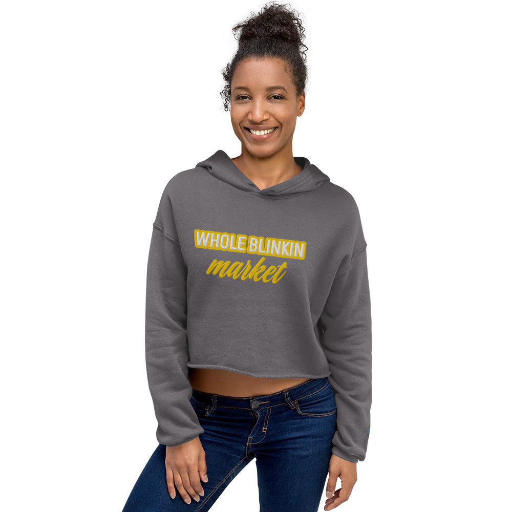 Whole Blinkin Market Crop Hoodie