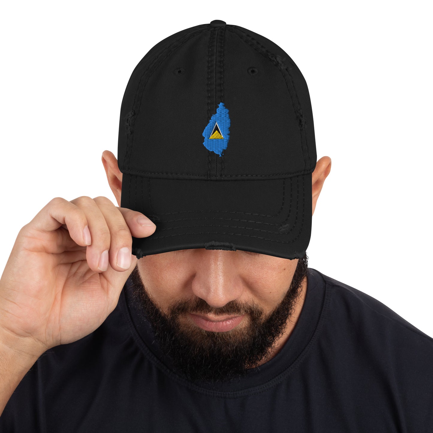 ST. LUCIA Distressed Hat