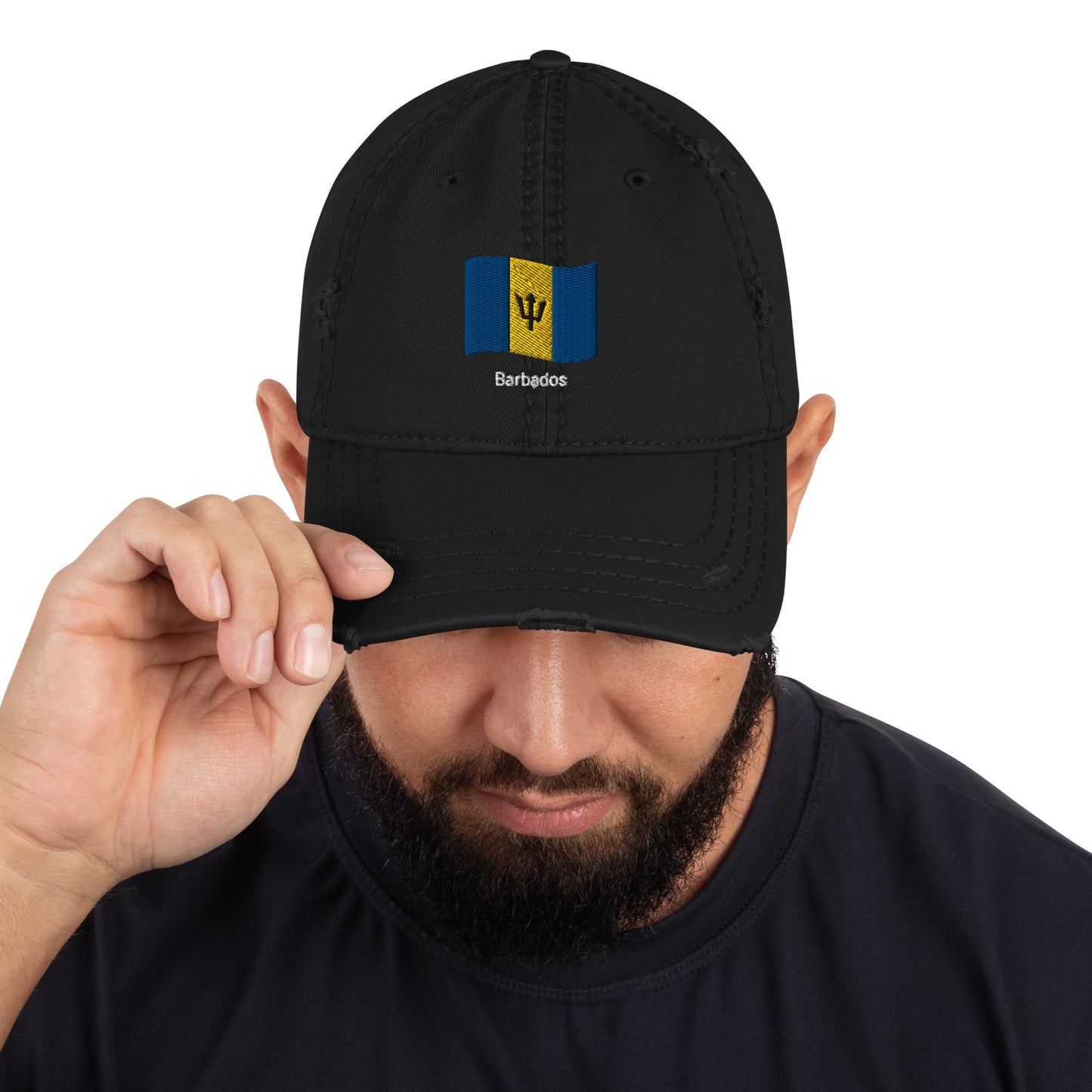 Barbados Distressed Hat