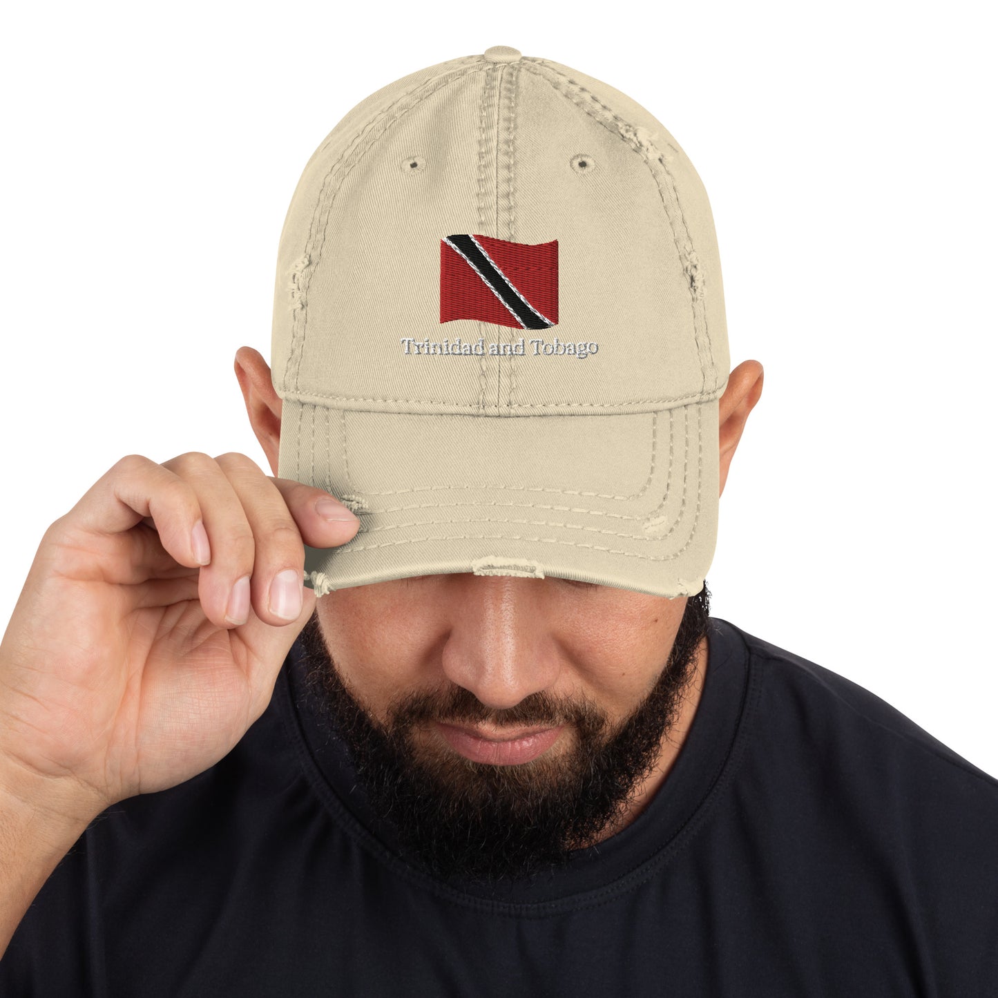 TRINIDAD and TOBAGO Distressed Hat